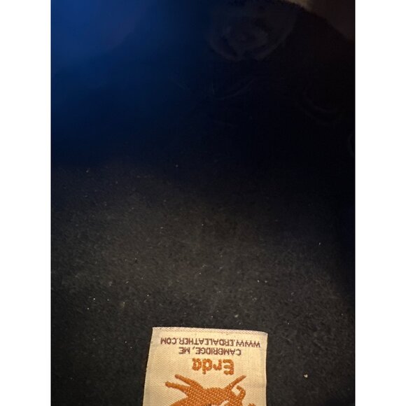 Erda Leather Sling Bag With Moose Print Crossbody Zip Closure Western Ranch - Picture 6 of 6